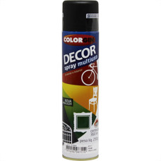 Spray Colorgin Decor Pr Fosco 360Ml 8711 - Kit C/6 LA