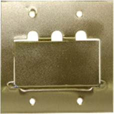 Espelho Placa P/Piso Metal 4X4 Rj11/Rj45 Stamp