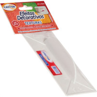 Desempenadeira Pvc Castor Branco Textura 07X16 323