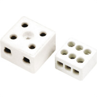 Conector Foxlux Porcelana 10Mm Trifasico - Kit C/50 Unidades