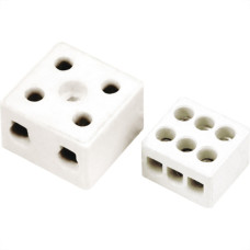 Conector Foxlux Porcelana 10Mm Trif - Kit C/50 Unidades