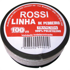 Linha Pedreiro Rossi Trançada C/100Mt - Kit C/12 Unidades