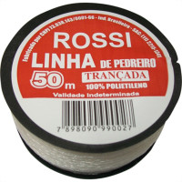 Linha Pedreiro Rossi Trançada C/ 50Mt - Kit C/12 Unidades