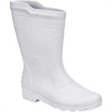 Bota Pega Forte Branco Cano Medio N.36