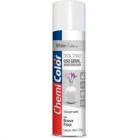 Spray Chemicolor Geral Branco Fosc 400Ml - Kit C/6 LT