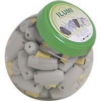 Int.1/2 Fio Ilumi Cinza 1649P Pote - Kit C/50 Unidades