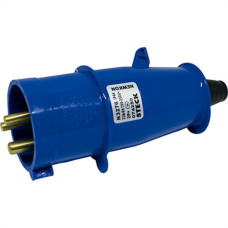 Plug Steck 2P+T 32A 200/250V 6H Azul 3276