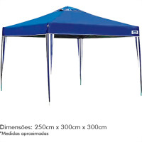 Gazebo Mor Flex Azul 3X3M C/Sacola