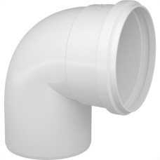 Cotovelo Esgoto Fortlev 50 X 90 Branco - Kit C/25 Unidades