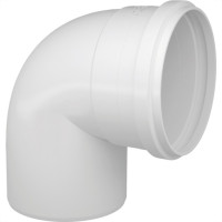 Cotovelo Esgoto Fortlev D 100 X 90 Branco - Kit C/20 Unidades