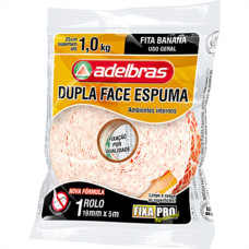 Fita Dupla-Face Adelbras Espuma 19X5M