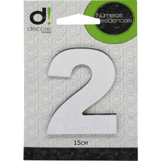 Numero Alum Espelhado 15Cm Decore 2