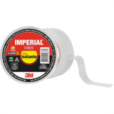 Fita Isol 3M Imperial 18X10 Branca - Kit C/10 Unidades