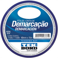 Fita Ades Demarcacao Tekbond Azul 48Mmx15M