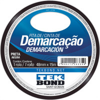 Fita Ades Demarcacao Tekbond Pr 48Mmx15M