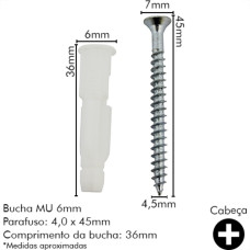 Bucha Fix.Sfor Mu 06 C/100 C/Par Tij.Fur