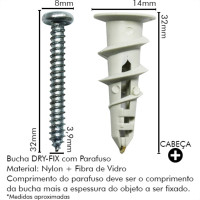 Bucha Drywall Sforp Dryfix C/Par C/100