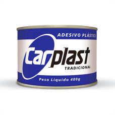 Massa Plastica 400Gr Carplast Cinza - Kit C/12 Unidades