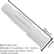 Bucha Fix.Sfor Mu 06 C/1000 P/Tijolo Fur