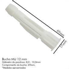 Bucha Fix.Sfor Mu 12 C/125 P/Tijolo Fur