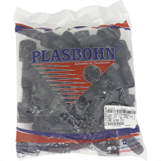 Adaptador Rosca Externa Plasbohn 3/4 Preto - Kit C/50 Unidades