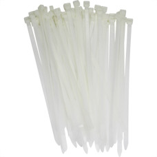 Abracadeira Nylon Brasfort 7,6X250 Branco C/50