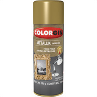 Spray Colorgin Metallik Dourado 350Ml