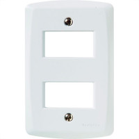 Espelho Placa Tramontina Lux 4X2 2Int Dist 105/206