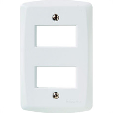 Espelho Placa Tramontina Lux 4X2 2Int Dist 105/206