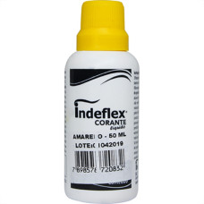 Corante Indeflex Amarelo 50Ml - Kit C/12 Unidades