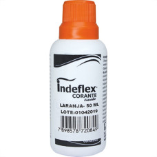 Corante Indeflex Laranja 50Ml - Kit C/12 Unidades