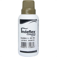 Corante Indeflex Marrom 50Ml - Kit C/12 Unidades