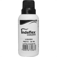 Corante Indeflex Preto 50Ml - Kit C/12 Unidades