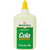 Cola Madeira Brascola 90Gr - Kit C/12 Unidades