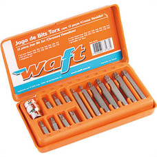 Jogo Bits Torx Crv T20A55 15Pc Waft 6233