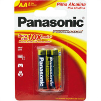 Pilha Alcalina Panasonic Peq Aa2 C/2