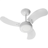 Ventilador Teto 3Pas New Led 220V Branco Delta