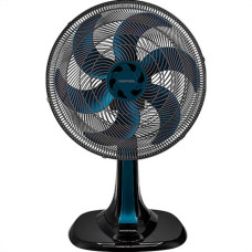 Ventilador De Mesa 30Cm Preto/Azul 220V Turbo Vent