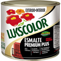 Tinta Esmalte. 1/16 = (225ml) Sintetico Prem.Lukscolor Preto