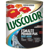 Tinta Esmalte. Base Agua 1/4 (900ml) Lukscolor Branco