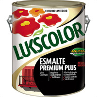 Tinta Esmalte. Galao 3,6 Litros Sintetico Prem.Lukscolor Aluminio