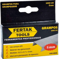 Grampo P/Grampeador Fertak 06Mm C/1000