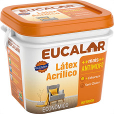 Latex Eucalar Acri Fosco Galao 3,6 Litros Amarelo Canario