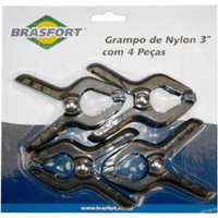 Grampo Nylon 3'' C/4 Brasfort 7353