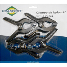 Grampo Nylon 4'' C/4 Brasfort 7354