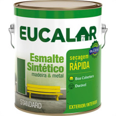 Tinta Esmalte. Galao 3,6 Litros Sintetico Eucalar Verde.Folha