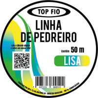 Linha Pedreiro Top Fio Lisa C/ 50Mt - Kit C/12 Unidades