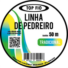 Linha Pedreiro Top Fio Torcida 50Mt - Kit C/12 Unidades