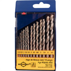 Kit Broca Brasfort A.Rap 13Pc 1,5A6,5Mm