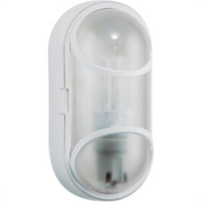 Luminaria Tartaruga Pvc Radial Branco Curvada